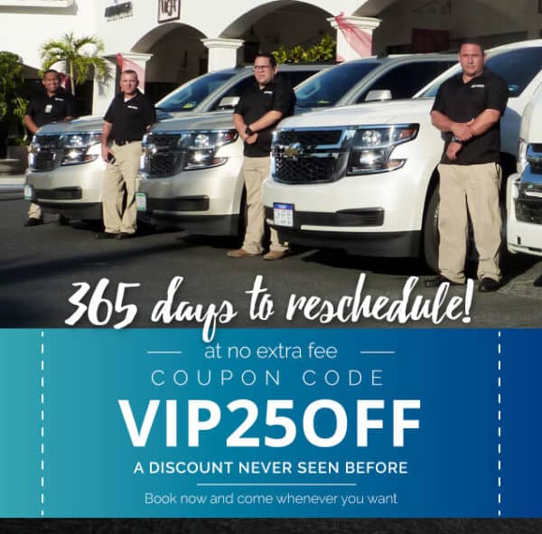 Special discount for cabo shuttle! using coupon code Are you looking